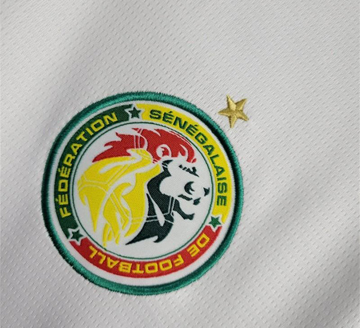 Fodboldtrøje Senegal Hjemmebane 2024 set fra siden
