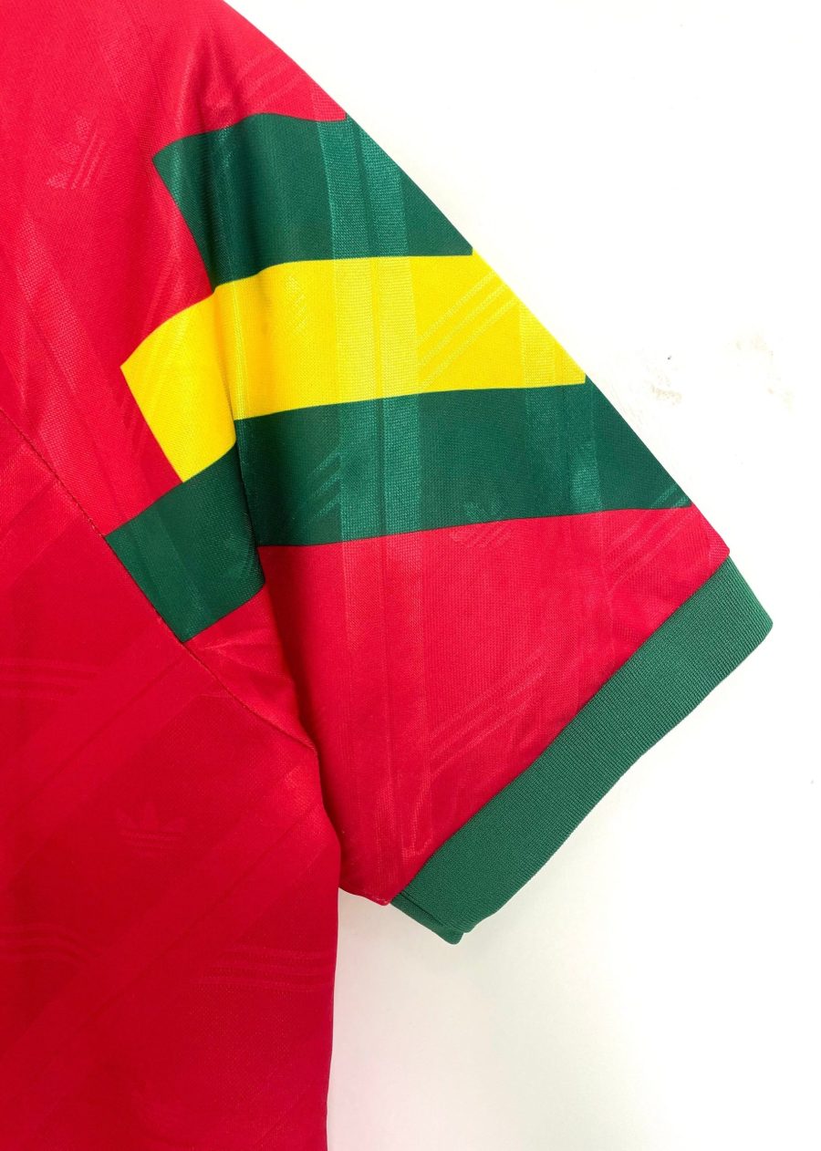 ancien-maillot-de-football-portugal-version-domicile gammel fodboldtrøje Portugal hjemmebaneversion