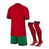 Børnesæt Portugal hjemmebanetrøje og shorts sæson to tusind fireogtyve
