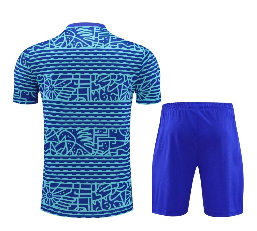 ensemble-maillot-et-short-bresil-saison-2024-2025-tenue-de-football Sæt med trøje og shorts Brasilien sæson 2024 2025 fodbolddragt
