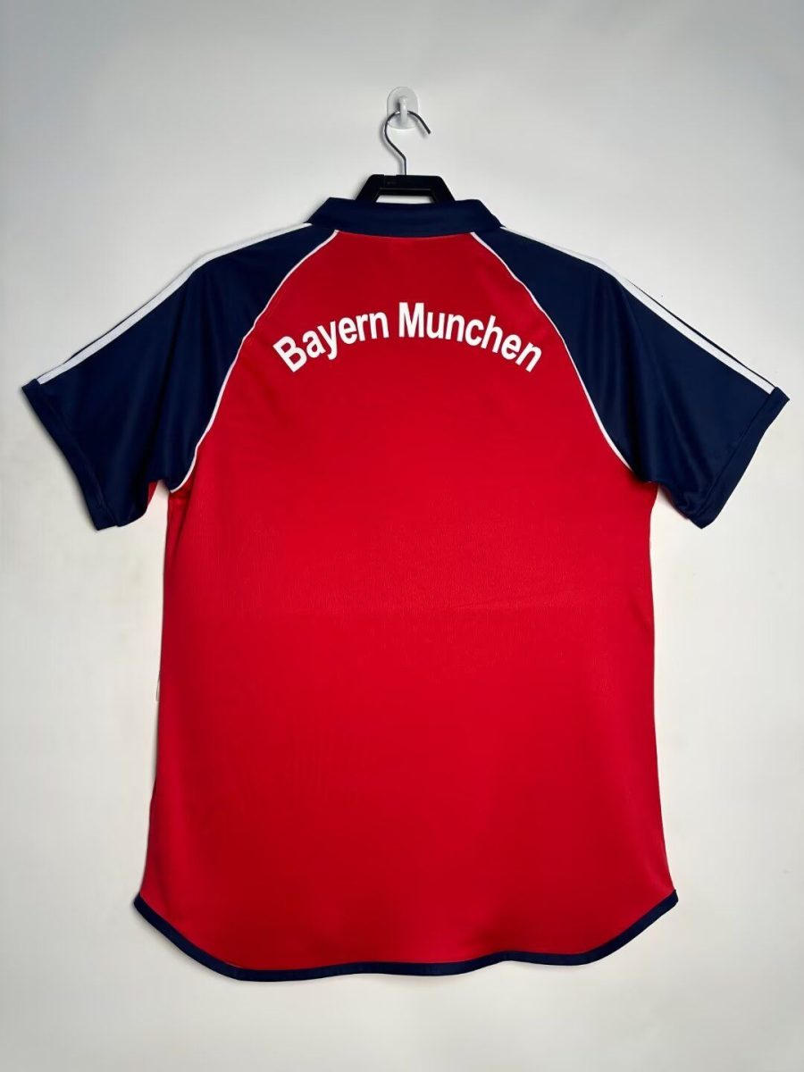 jersey-de-football-bayern-munich-domicile-annees-2000-collection-retro Fodboldtrøje Bayern München hjemmebane 2000-tallet retrokollektion