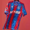 Fodboldtrøje Crystal Palace hjemmebane 2024-2025 klubbens farver