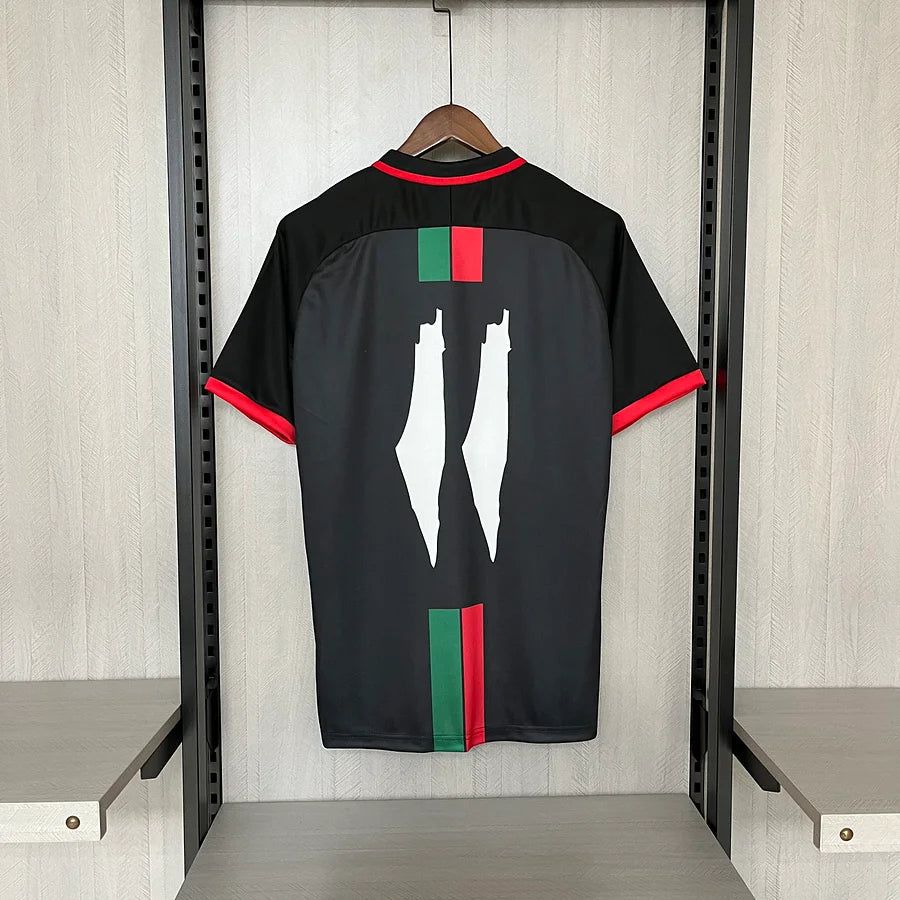 jersey de football Palestine rouge vert noir blanc