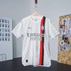 jersey-football-ac-milan-exterieur-rouge-noir-equipement-supporter fodboldtrøje AC Milan ude rød sort supporterudstyr