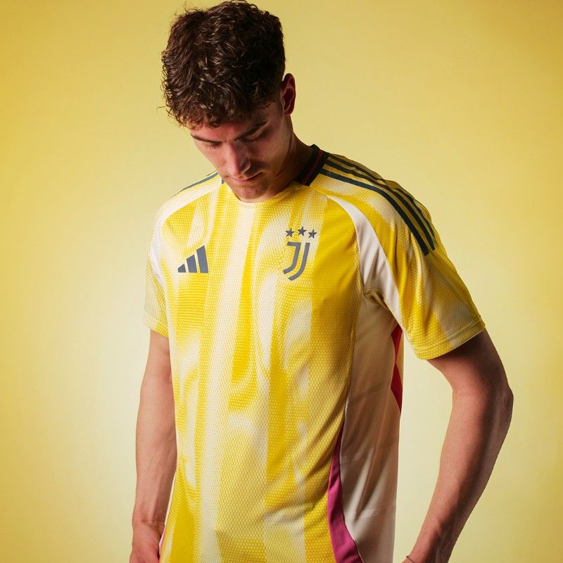 jersey Juventus udebanetrøje 2024 2025 til herre åndbart stof fodboldstil