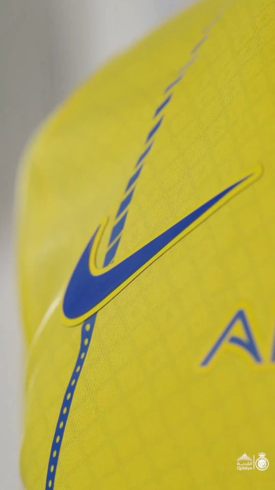 officiel Al Nassr FC trøje farve gul hjemmebane