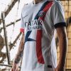 trøje Paris Saint Germain blå udebanekit 2024 2025