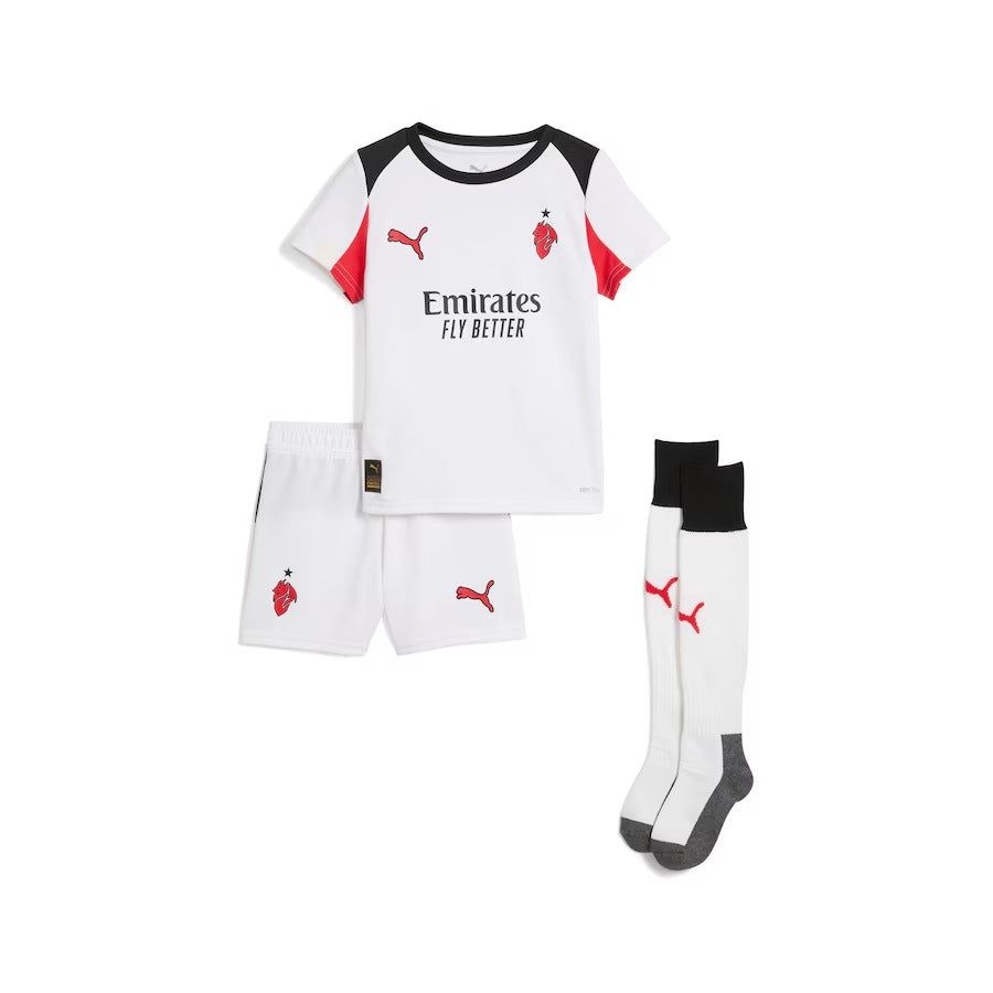 BØRNEKIT AC MILAN UDEBANETRØJE 2025-2026