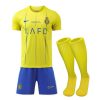 BØRNESÆT AL NASSR FC HJEMMEBANETRØJE 2023-2024