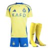 kit-enfant-al-nassr-fc-domicile-2024-2025 BØRNESÆT AL NASSR FC HJEMMEBANETRØJE 2024-2025