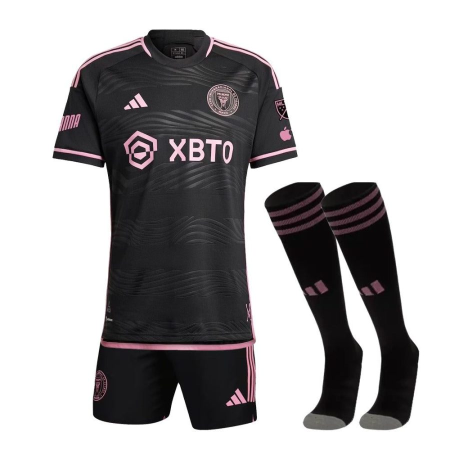 BØRNESÆT INTER MIAMI UDEBANETRØJE 2023-2024