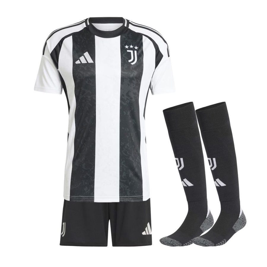 kit-enfant-juventus-domicile-2024-2025 BØRNESÆT JUVENTUS HJEMMEBANETRØJE 2024-2025