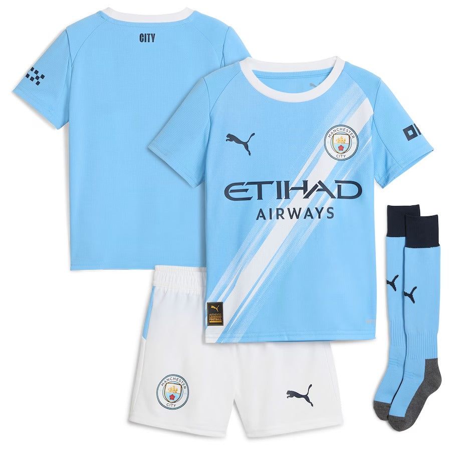 BØRNESÆT MANCHESTER CITY HJEMMEBANE 2025-2026