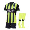 BØRNESÆT MANCHESTER CITY UDEBANETRØJE 2024-2025