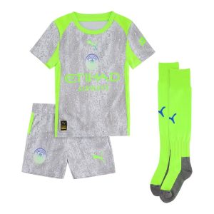 kit-enfant-manchester-city-troisieme-maillot-2025-2026 Børnesæt Manchester City tredje trøje 2025-2026