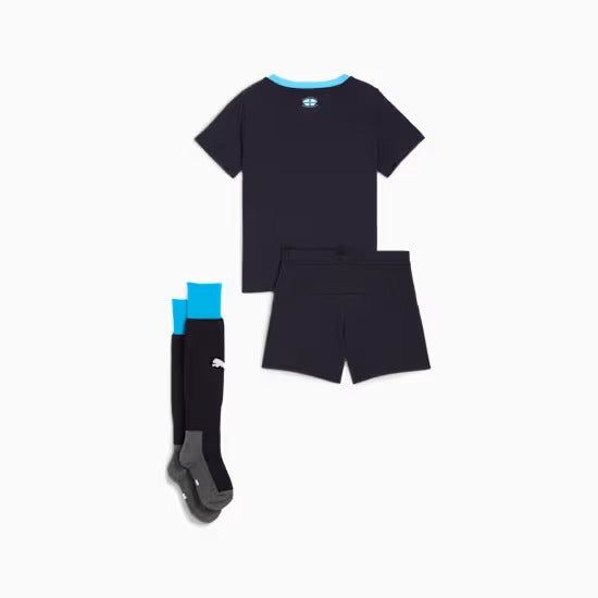 kit-enfant-olympique-de-marseille-maillot-exterieur-saison-2025-2026 børnesæt Olympique de Marseille udebanetrøje sæson 2025 2026