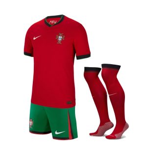 BØRNESÆT PORTUGAL HJEMMEBANETRØJE 2024