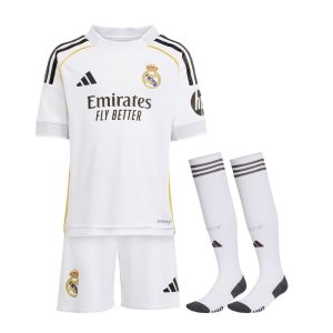 kit-enfant-real-madrid-domicile-2025-2026 BØRNESÆT REAL MADRID HJEMMEBANETRØJE 2025-2026
