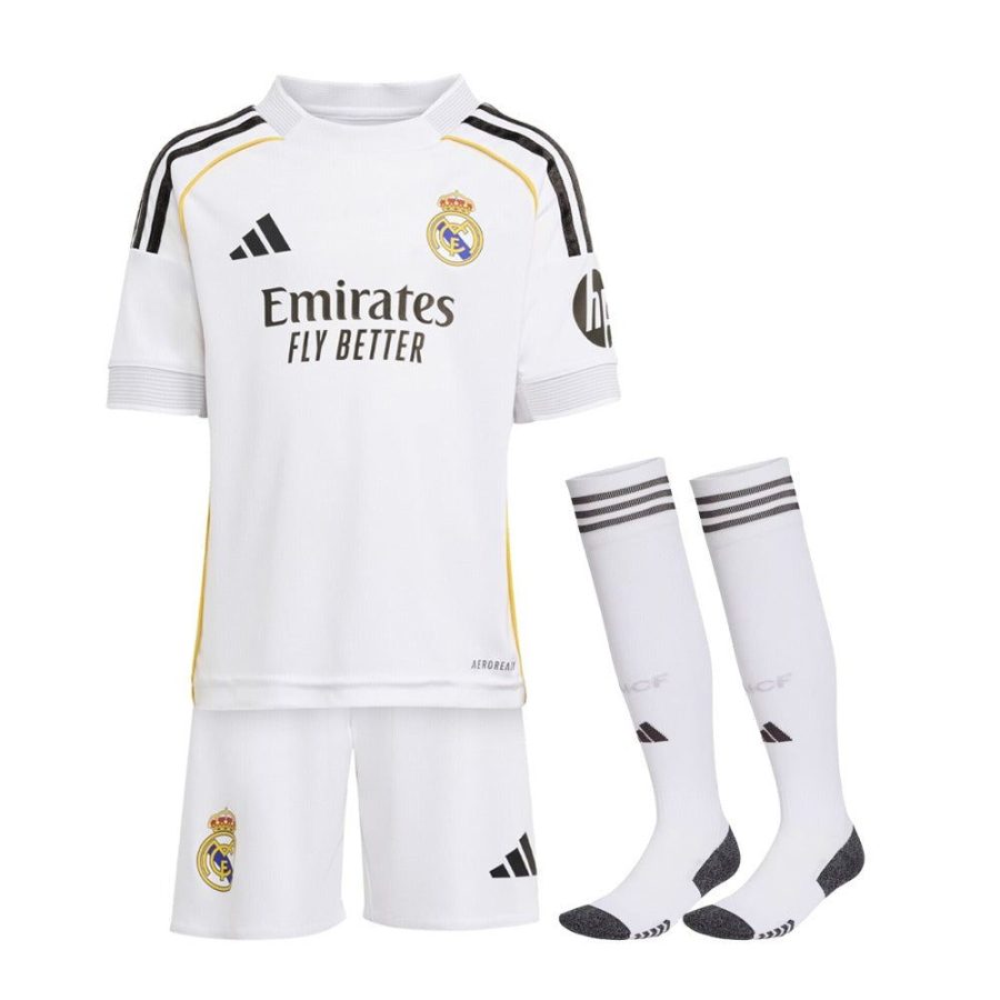 kit-enfant-real-madrid-domicile-2025-2026 BØRNESÆT REAL MADRID HJEMMEBANETRØJE 2025-2026