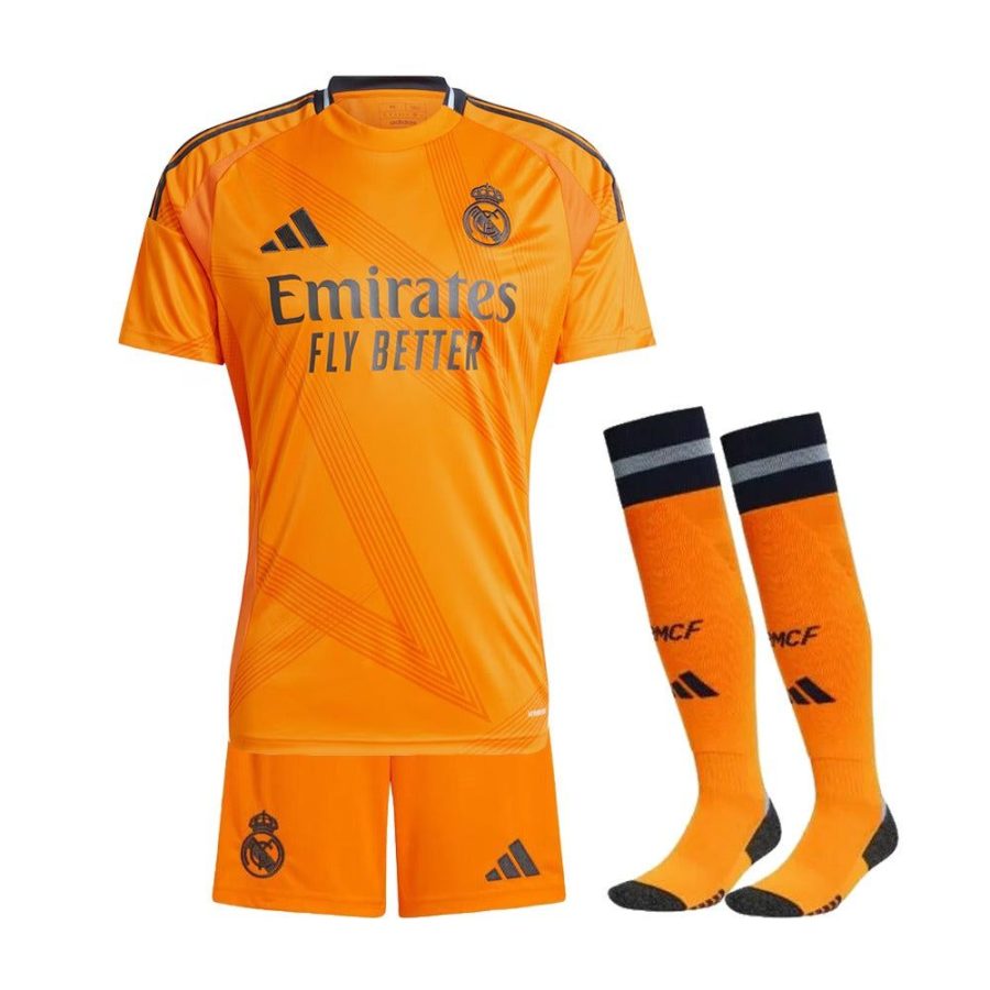 kit-enfant-real-madrid-exterieur-2024-2025 BØRNESÆT REAL MADRID UDEBANETRØJE 2024-2025
