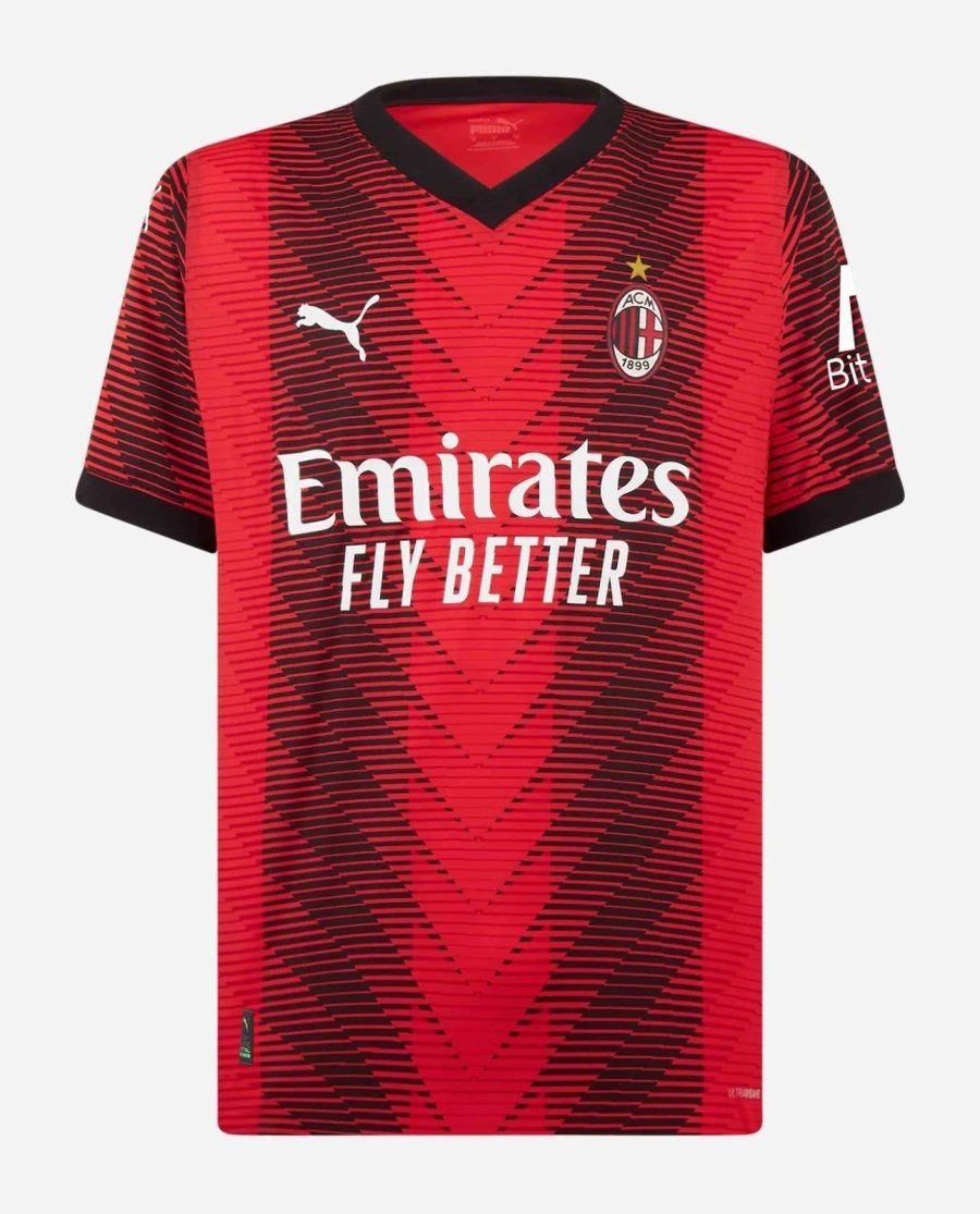 HJEMMEBANETRØJE AC MILAN 20232024