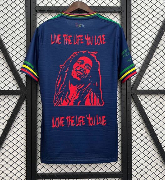 Ajax Amsterdam-trøje specialudgave Bob Marley sæson 2025 2026 hjemmebanetrøje