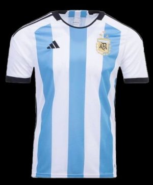 ARGENTINA 3 STJERNER HJEMMEBANETRØJE VM 2022