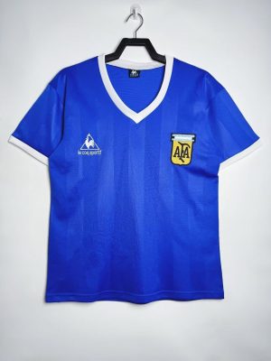 maillot-argentine-exterieur-1986 ARGENTINA UDEBANETRØJE 1986