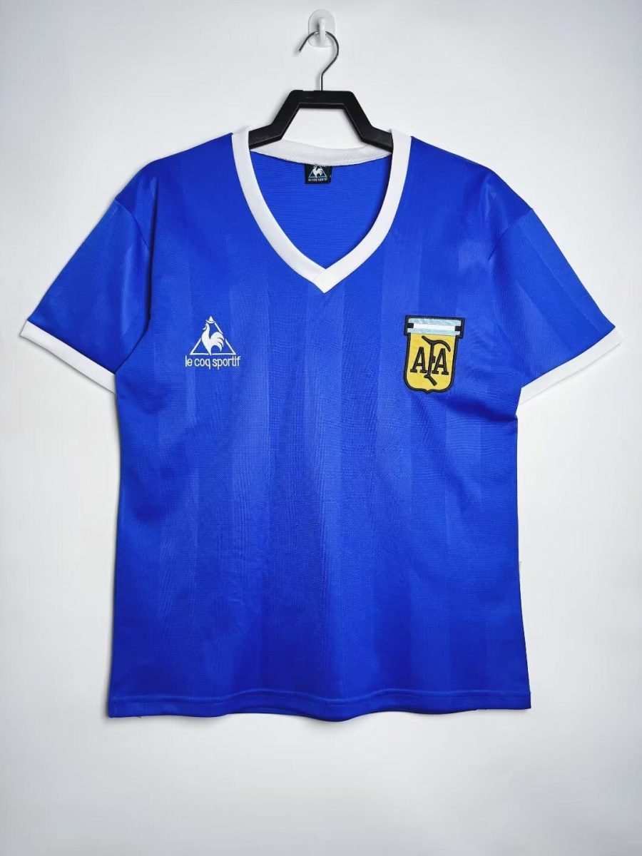 Fodboldtrøje Argentina Udebanetrøje 1986