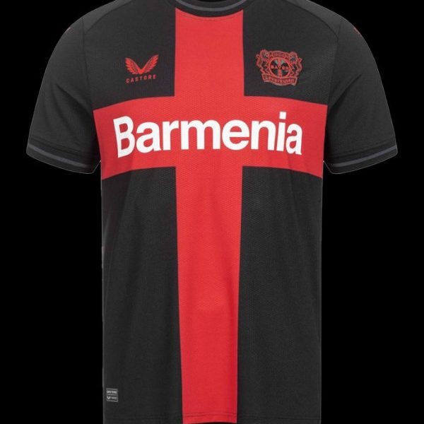 Fodboldtrøje Bayer 04 Leverkusen Hjemmebane 2023-2024