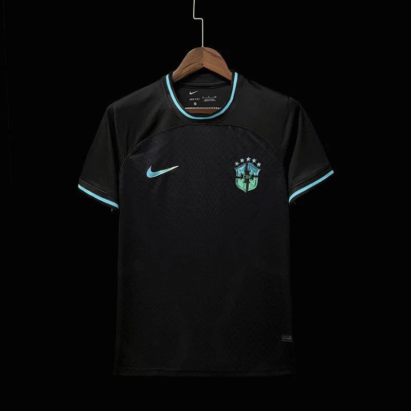 FODBOLDTRØJE BRASILIEN KONCEPT SORT 20252026