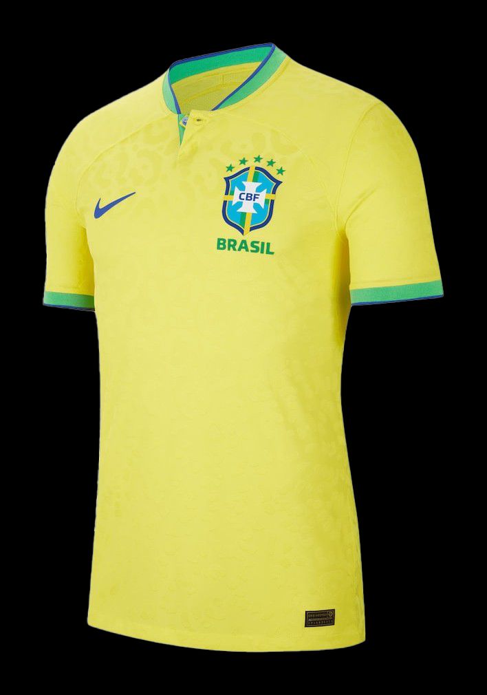 Hjemmebanetrøje Brasilien VM 2022