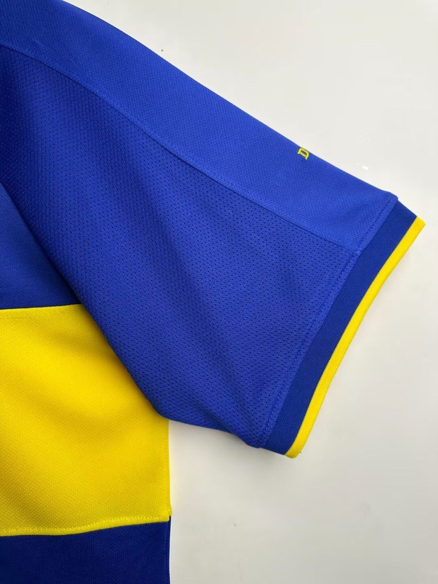 maillot-club-argentin-boca-juniors-domicile-epoque-deux-mille Fodboldtrøje argentinsk klub Boca Juniors hjemmebane periode 2000