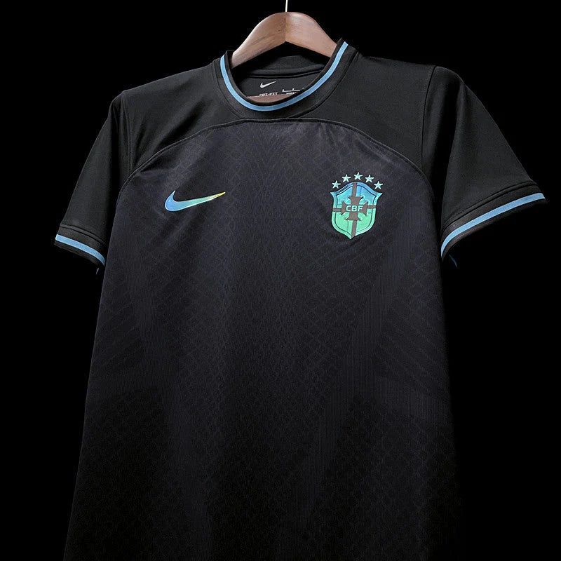 Fodboldtrøje Brasilien concept sort sæson 2025 2026