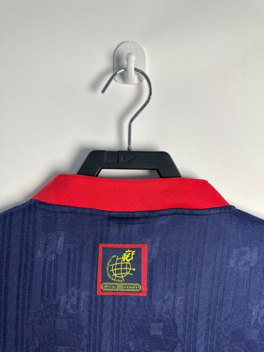 Fodboldtrøje Spanien udebane retro kollektion