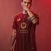 Fodboldtrøje AS Roma hjemmebane til supporter af den italienske klub