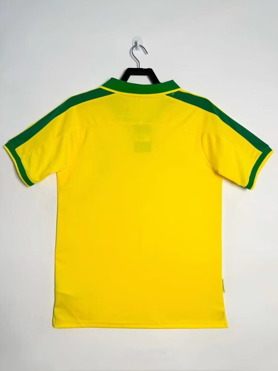 maillot-de-football-bresil-domicile-saison-1997 Fodboldtrøje Brasilien hjemmebane sæson 1997
