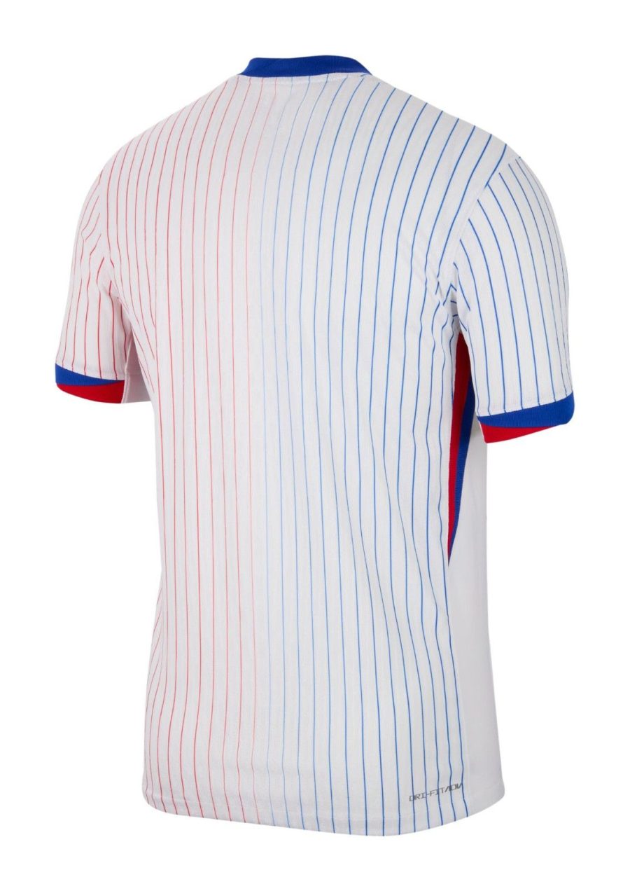 maillot-de-football-equipe-de-france-exterieur-saison-2024-tenue-officielle fodboldtrøje Frankrigs landshold udebane sæson 2024 officiel dragt