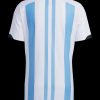 maillot-de-l-argentine-domicile-coupe-du-monde-2022-jersey-officiel-bleu-et-blanc Hjemmebanetrøje Argentina VM 2022 officiel trøje blå og hvid