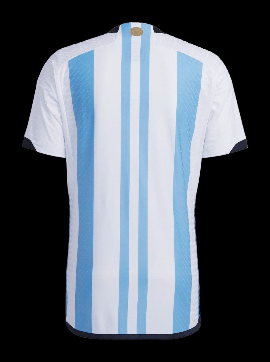 maillot-de-l-argentine-domicile-coupe-du-monde-2022-jersey-officiel-bleu-et-blanc Hjemmebanetrøje Argentina VM 2022 officiel trøje blå og hvid