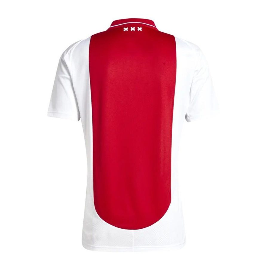 maillot-domicile-ajax-amsterdam-saison-2024-2025-tenue-officielle Hjemmebanetrøje Ajax Amsterdam sæson 2024 2025 officielt outfit