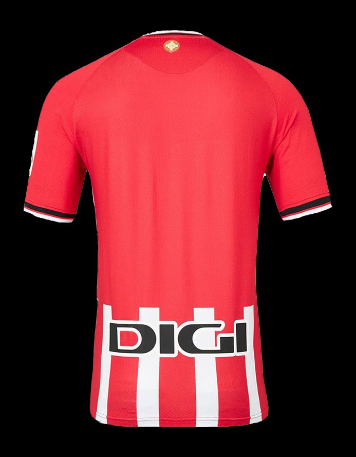 maillot-domicile-athletic-bilbao-saison-2023-2024-rouge-et-blanc-officiel Athletic Bilbao hjemmebanetrøje sæson 2023 2024 rød og hvid officiel