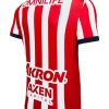 maillot-domicile-chivas-de-guadalajara-saison-2024-2025-rouge-blanc-pour-supporter-du-club Chivas de Guadalajara hjemmebanetrøje sæson 2024 2025 rød hvid til klubbens supportere