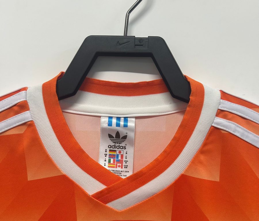 Hjemmebanetrøje Holland i vintage stil retro snit