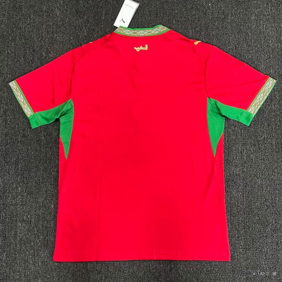 maillot-domicile-du-maroc-saison-deux-mille-vingt-six-tenue-officielle-de-football hjemmebanetrøje Marokko sæson to tusind seksogtyve officiel fodbolddragt