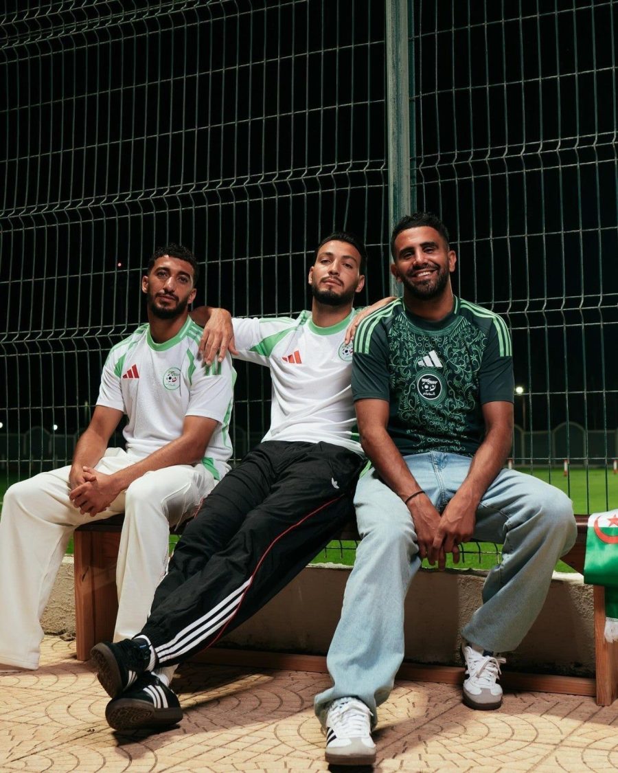 maillot-domicile-equipe-nationale-algerienne-saison-2024-2025 hjemmebanetrøje Algeriet landshold sæson 2024 2025