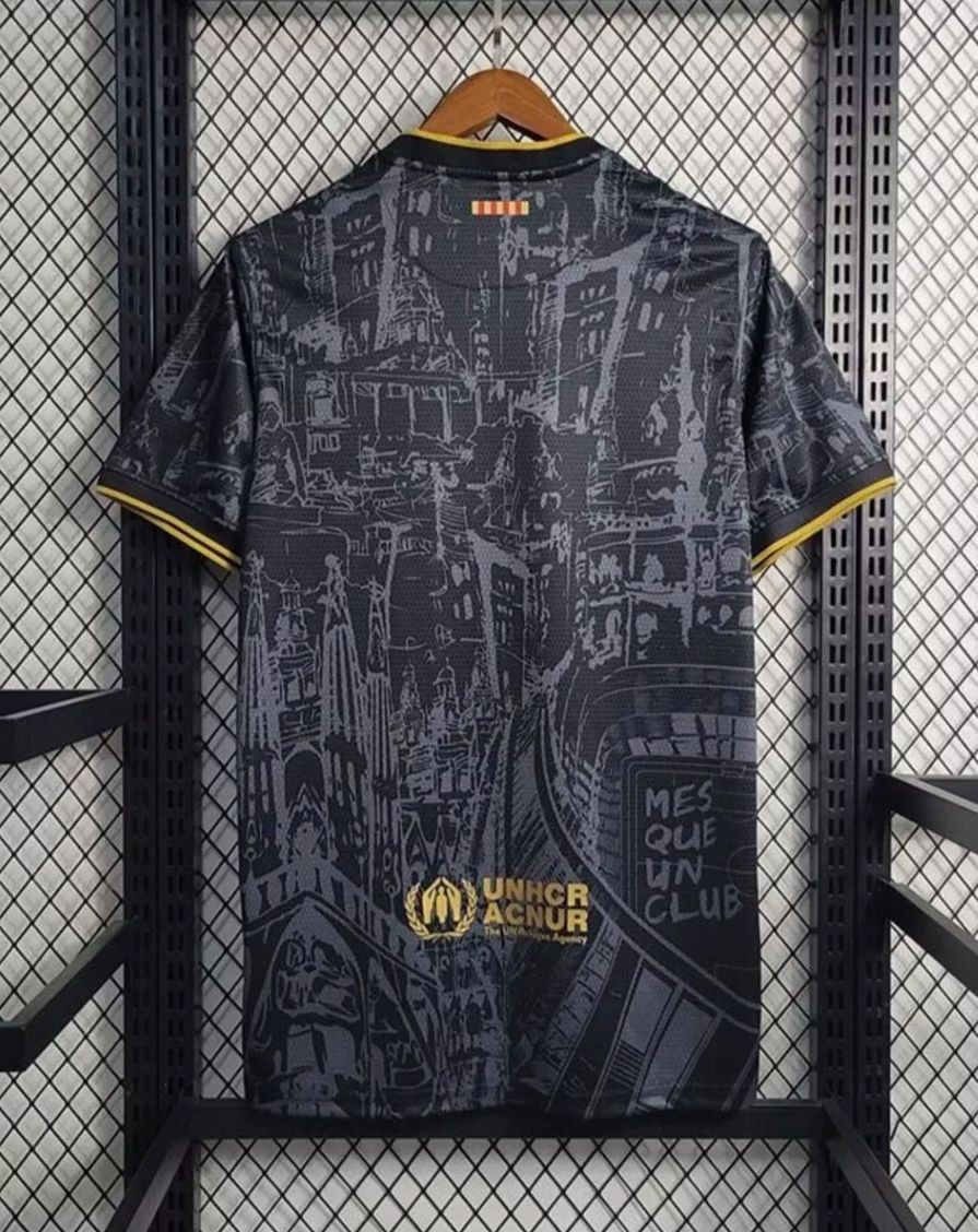 maillot-domicile-fc-barcelona-design-cityscape-saison-deux-mille-vingt-cinq-deux-mille-vingt-six hjemmebanetrøje FC Barcelona design cityscape sæson to tusind femogtyve to tusind seksogtyve
