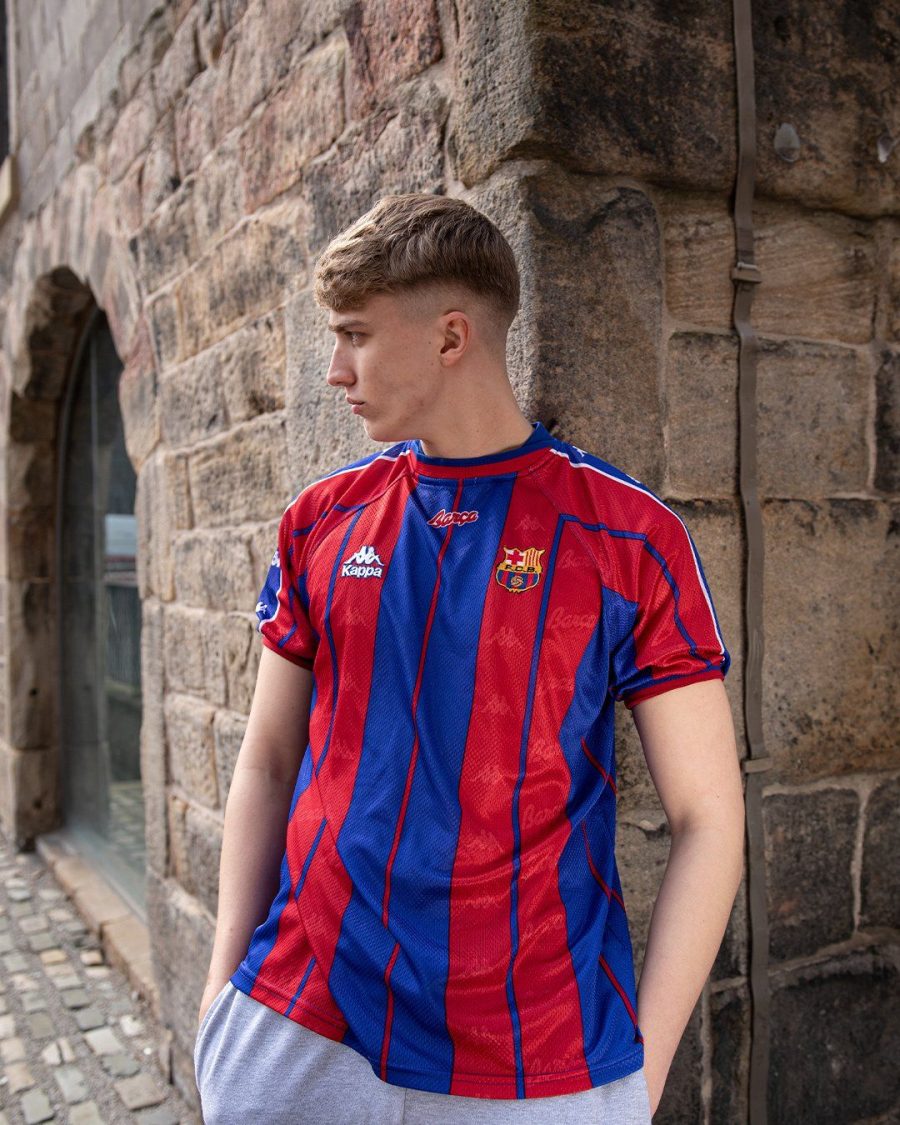 hjemmebanetrøje FC Barcelona sæson 1997 1998