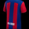 maillot-domicile-fc-barcelona-saison-deux-mille-vingt-trois-deux-mille-vingt-quatre-bleu-et-rouge hjemmebanetrøje FC Barcelona sæson to tusind treogtyve to tusind fireogtyve blå og rød