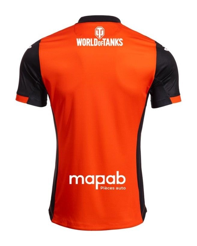 maillot-domicile-fc-lorient-saison-2025-2026-tenue-officielle-jaune-et-noir hjemmebanetrøje FC Lorient sæson 2025 2026 officiel trøje gul og sort